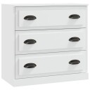 vidaXL Skjenk hvit 70x35,5x67,5 cm konstruert tre