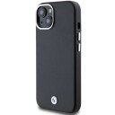 BMW Mobildeksel MagSafe for iPhone 14/15/13 6.1" Svart Signature Wrapped Metal