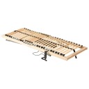 vidaXL Elektrisk lamellbunn med 28 lameller 7 soner 70x200 cm