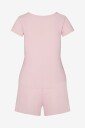 Hunkemöller   Pysjsett Pj Ss Short Rib Lace   Rosa