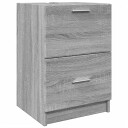  Servantskap grå eik 40x37x59 cm konstruert tre 8721102815287