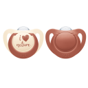 NUK   For Nature Silikon Smokk   18-36 mnd   Rød