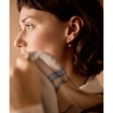 Blomdahl GT Ear Ring 14 mm Bicone 6 mm Rainbow