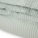 Grønnstripet Poplin Dynetrekk Lexington 200x220