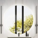 Dansani Corona Rundt Speil med lys og Lysstrying Backlight 105cm