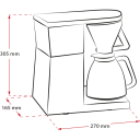 Melitta Excellent 4.0 Kaffetrakter Rustfritt Stål 1455 W 10 Kopper