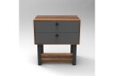 Numandro Nattbord 80 cm - Teak / Antrasitt