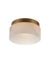 Otto 5" Solitaire Antique Burnished Brass