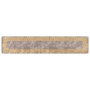  Teppe Runner MARSA Grå 50 x 250 cm Polyester og PVC