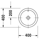 Duravit Architec servant, Ø40 cm, hvit