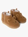 Liewood Alban Bear Pile Boot Slipper   Brown   32