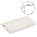 vidaXL Erstatningsstoff for hengeparasoll sandhvit 350 cm
