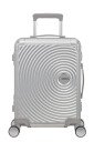 American Tourister - Håndkoffert Soundbox Aluminium 55 - Sølv