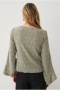 Ellos Collection   Topp med volanger   Grønn