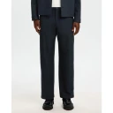 Selected Slm220 Loose Robert Flex Pant Noos   Navy   32 x 32