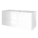 Sanibell Proline møbelpakke, 120x46 cm, hvithøyglans