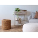 Rivera puff Ø40 cm natur.