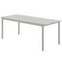 Muuto Linear Steel Spisebord 200X75 cm Grey
