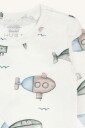 Hust & Claire Buller Submarine bambus kortermet body   ivory   92