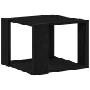  Kaffebord Svart eik 40x40x30 cm Laget av ingeniørtre