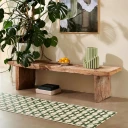 Pappelina Tom teppe Leaf/Cream/sage 70 x 120 cm