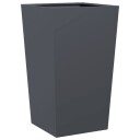 Plantekasse antrasitt 45x45x75 cm stål