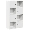 Bokhylle hvit 60x24x101,5 cm konstruert tre