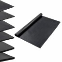 vidaXL Gulv Matte Svart 1,2 x 2 m Gummi