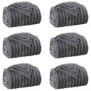 vidaXL Kastepledd 6 pcs Mørkegrå 270 x 240 cm Fleece