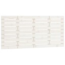 vidaXL Veggmontert sengegavl hvit 146x3x63 cm heltre furu