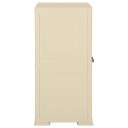 vidaXL Plastskap 79x43x85,5 cm tredesign hvit