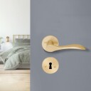 Beslagsboden Design 857 Innedørvridere Børstet Messing