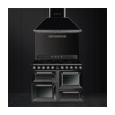 Smeg Victoria TR4110IBL2 5-Platers Induksjonskomfyr 110 cm Svart