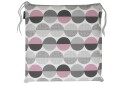 Brafab Naxos sittdyna Mönstrad/rosa 46 x 44 cm Rosa