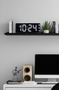 NeXtime Veggklokke bordklokke Digital 27 cm Svart Röd Svart