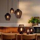 Halvor Bakke Rocks XO bordlampe   24cm koksgrå Grå