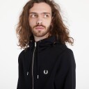 Fred Perry Hooded Zip Sweatshirt - Black - M