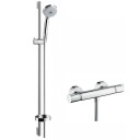 Hansgrohe Croma 100 Multi dusjsett, krom