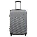 Borg Living Stor koffert - Silver lines - Hardcase koffert - Smart reisekoffert