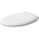 Duravit Duraplus Toalettsete Med myktlukkende hengsler, Hvit