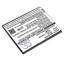 Logicom L-ITE 502 batteri (2000 mAh 3.8 V, Sort)