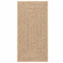  Teppe ZIZUR beige 80x250 cm jute-utseende innendørs og utendørs 8721102837067