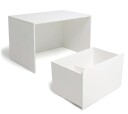 Alice &  Fox POPPY Skrivebord med Lekeoppbevaring White
