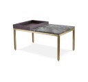 Forma sidebord brushed brass