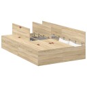  Lagringseng Ramme Sonoma Eik 120x190 cm 3335423