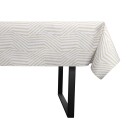 Borg Living Tekstil voksduk med akrylbelegg   Stripes grey   140 cm bred   På metermål