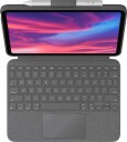 Logitech Combo Touch Tastaturcase med Trackpad for iPad (10. generasjon) - Oxford Grå