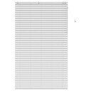 vidaXL Venetiansk persienne Hvit 160 x 250 cm 35 mm