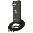 GUESS 4G Big Logo Kord Crossbody Deksel Til iPhone 17 - Svart
