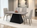 Novaj Spisebord uttrekkbart 180-256 cm - svart, beige